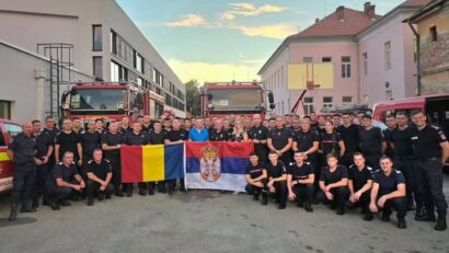 Pompierii români se întorc acasă după finalizarea misiunii de sprijin din Serbia