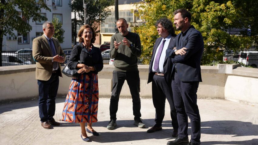 Ambasadoarea Austriei, în vizită la UPT. De la patrimoniul Casei Mühle la arta și tehnologia viitorului