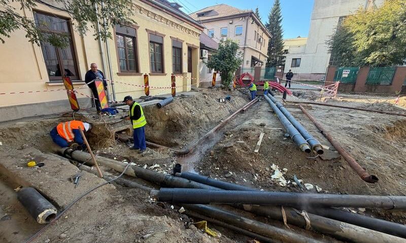 Piața Romanilor a intrat în șantier: se schimbă rețeaua de termoficare