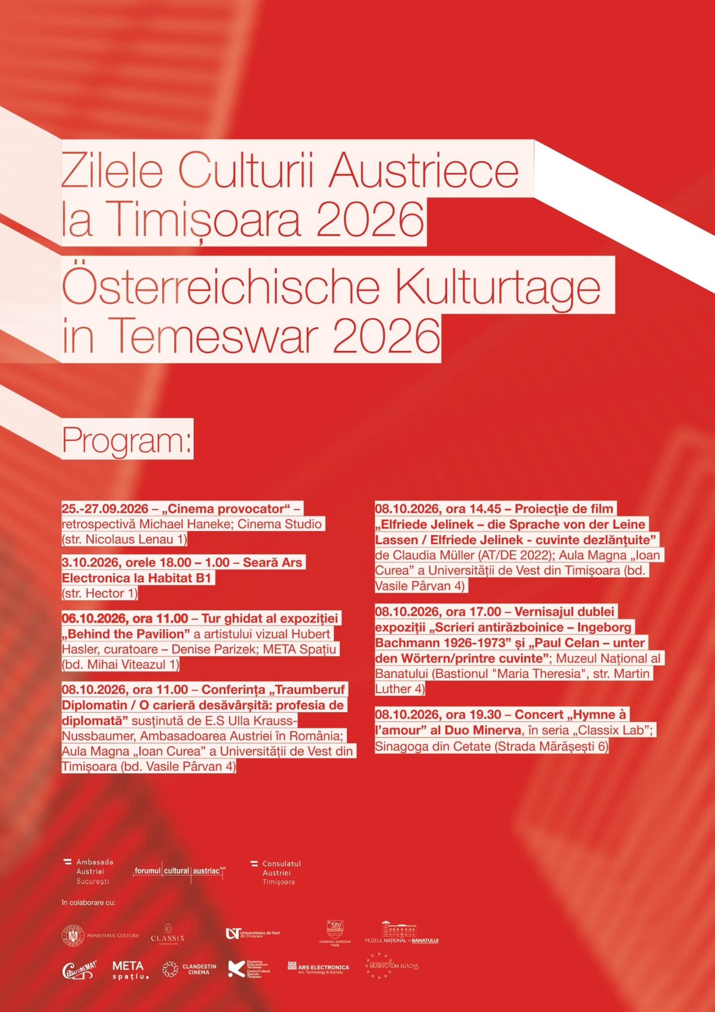 zilele culturii austriece la Timisoara