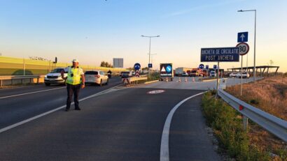 Anchetă de trafic pe drumurile naționale din vestul țării