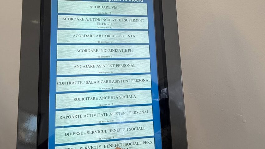 Sistem digital de gestionare a aglomerației, la Direcția de Asistență Socială Timișoara